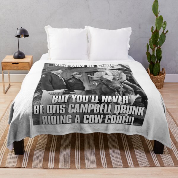 Item preview, Retro Gifts For Men You-May-Be-Cool-But-You'Ll-Never-Be-Otis-Campbell-Drunk-Riding-A-Cow-Cool Dark designed and sold by AndyGrifithPink.