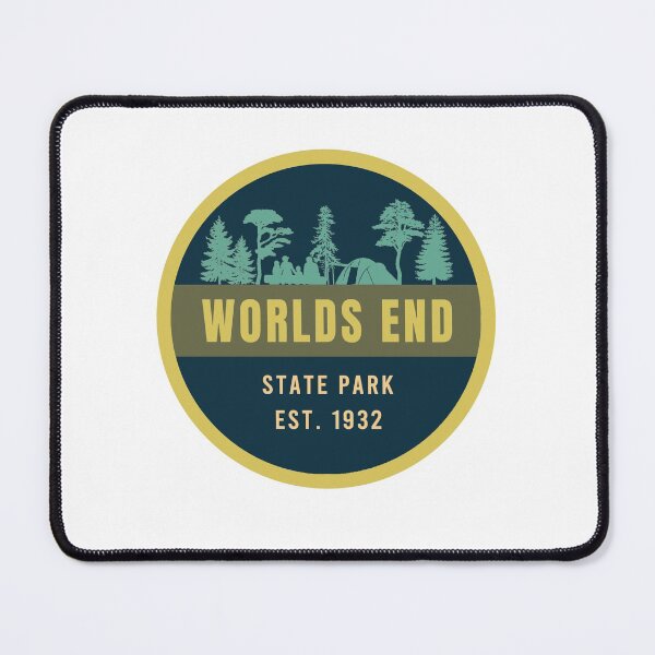 Item preview, Worlds End State Park Blue and Olive designed and sold by VanyaKar.