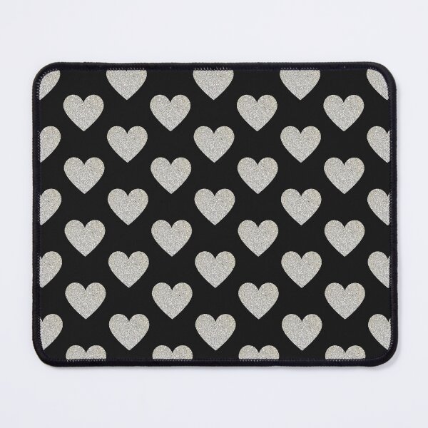 Item preview, Silver Faux Glitter Heart designed and sold by Felicity-K.