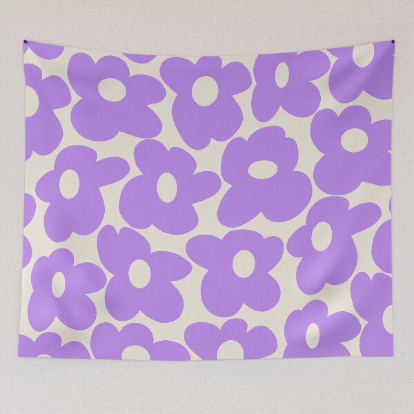 Item preview, Purple Groovy Flowers designed and sold by alekkar2002.