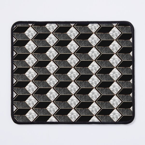 Item preview, Geometric marble 3D rectangles designed and sold by KA DESIGNS.
