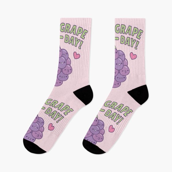 Item preview, Cute Grapes Have A Grape Day Happy Greeting designed and sold by rustydoodle.