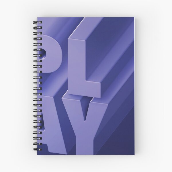 Aperçu de l'œuvre Jeu de typographie violet créée et vendue par LifeProApperal.