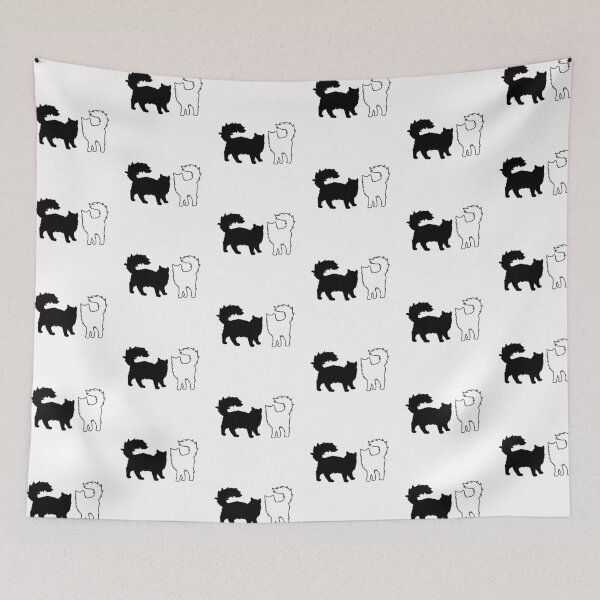Item preview, Tomi & Andrei Vibing (White & Black Cats) designed and sold by andmarstan.