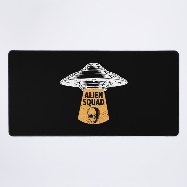 Alien Squad Gift / UFO Gift / Funny UFO / Cute Alien Gift / Alien Gift Ideas / Alien Gift Desk Mat
