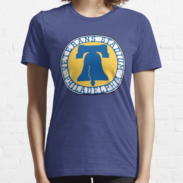 Veterans Stadium Philadelphia Baseball Royal Blue women's t-shirt