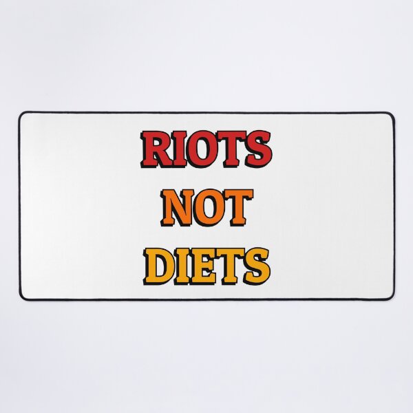 Item preview, RIOTS NOT DIETS womens day  - anti diet culture designed and sold by Inspirationmotivation.