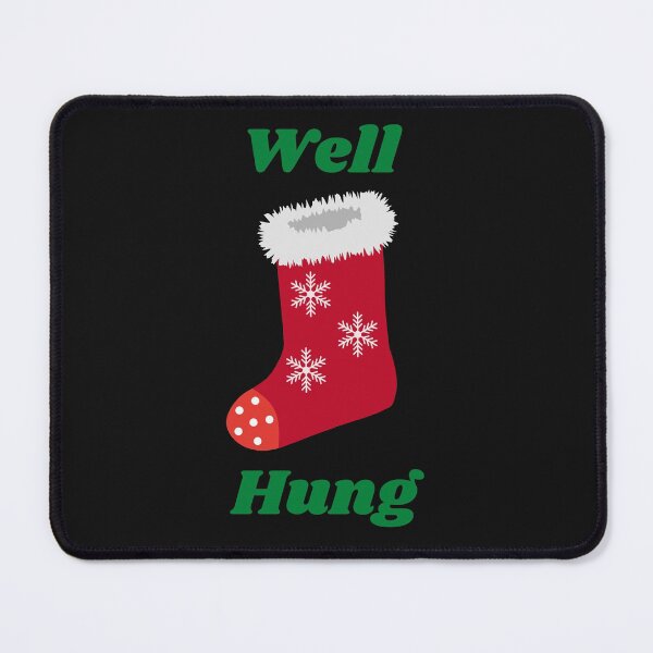 Item preview, Well Hung, Christmas Pun designed and sold by Felicity-K.