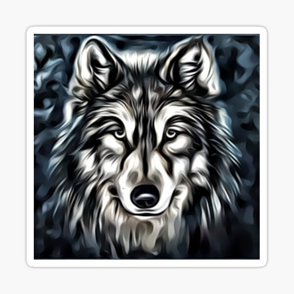 Wolf Graphic Novel Sticker