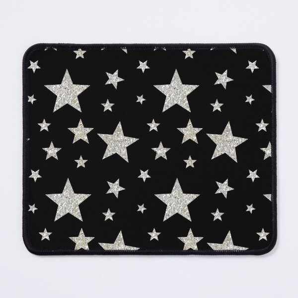 Item preview, Silver Faux Glitter Stars designed and sold by Felicity-K.