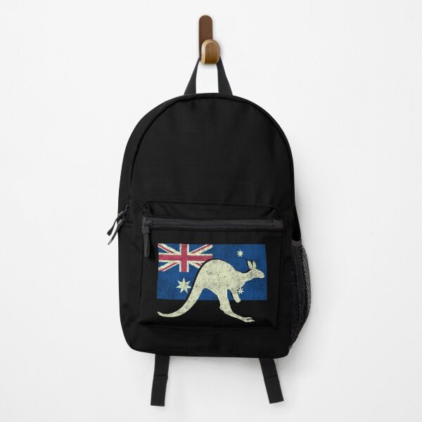 Item preview, Vintage Retro Kangaroo | Australian Flag | Aussie Animals designed and sold by Aussies-R-Us.