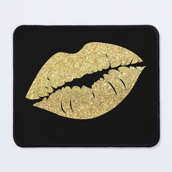Item preview, Gold Faux Glitter Lips designed and sold by Felicity-K.