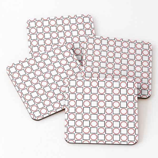 Item preview, Copy of Round & Square Pattern-White designed and sold by Altan-HK.
