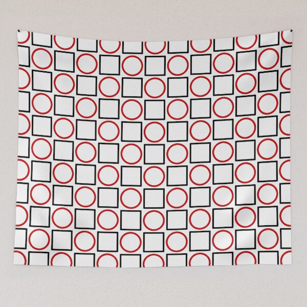 Item preview, Copy of Round & Square Pattern-White designed and sold by Altan-HK.