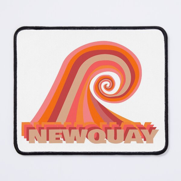 Item preview, Newquay Retro Surf Wave designed and sold by cashewdays.