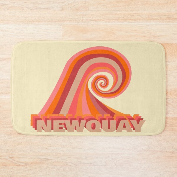 Item preview, Newquay Retro Surf Wave designed and sold by cashewdays.