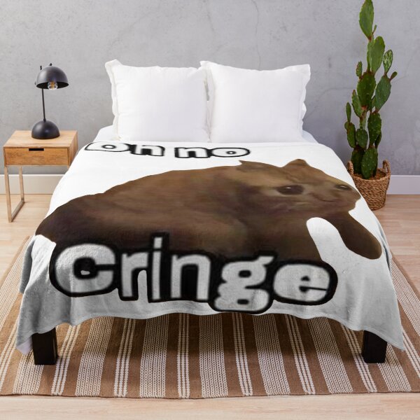 Item preview, Oh no cringe cat meme designed and sold by LittleWormTrading.