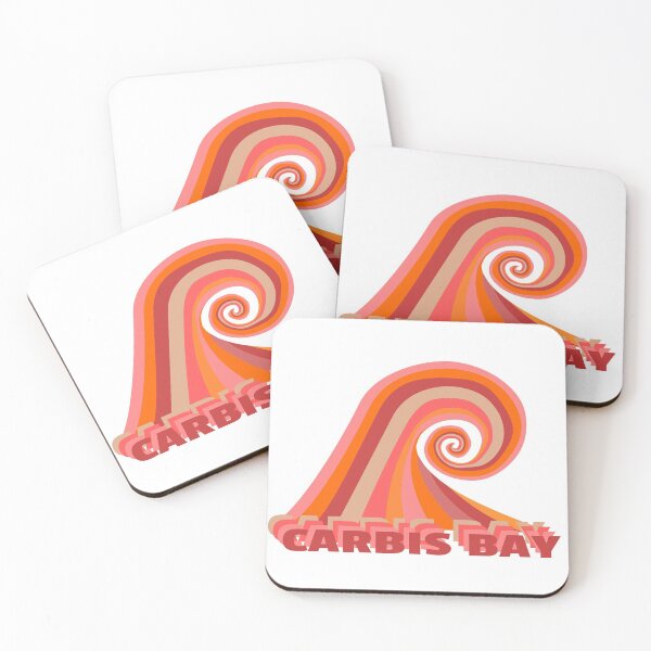 Item preview, Carbis Bay Retro Surf Wave designed and sold by cashewdays.