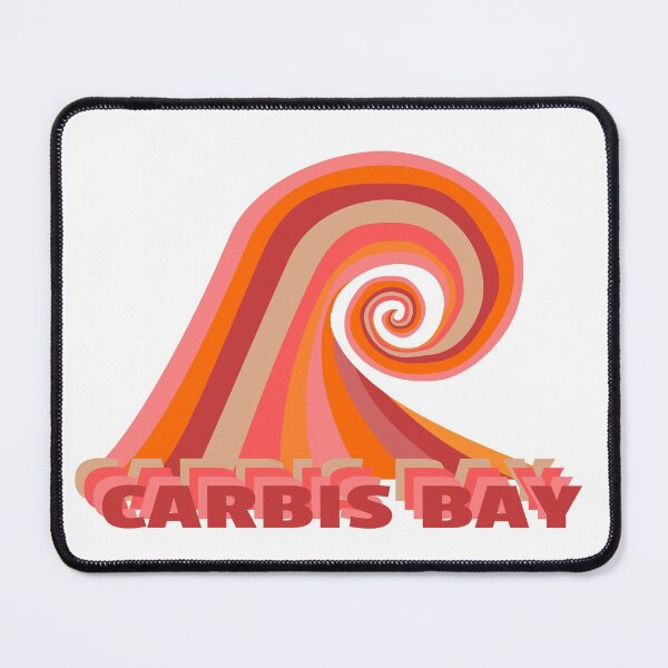 Item preview, Carbis Bay Retro Surf Wave designed and sold by cashewdays.