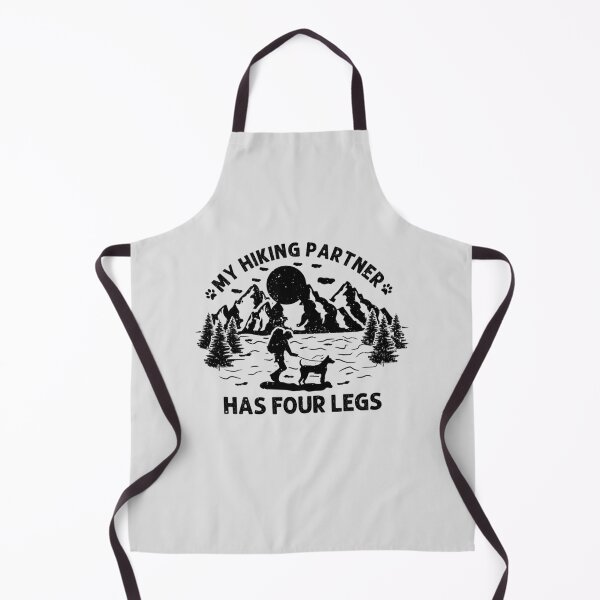 Item preview, My Hiking Partner Has Four Legs, Vintage Hiking Saying designed and sold by AweSoMe Shirts.