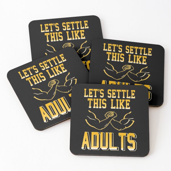 Item preview, Let's settle this like Adults Armwrestling wrist designed and sold by NeXore.