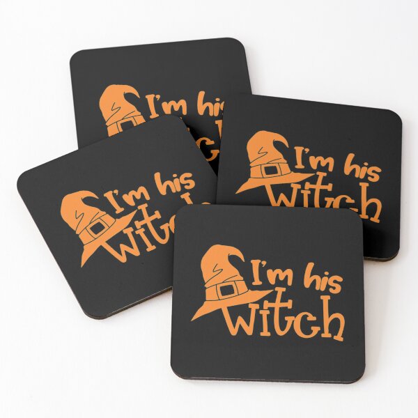 Item preview, Halloween Costume Gift T-ShirtI'm His Witch - Funny Cute Spooky Witch, Halloween Matching Costume Gift For Women designed and sold by BuniTaly.