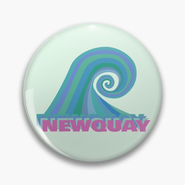 Item preview, Newquay Blue Turquoise Surf Wave designed and sold by cashewdays.