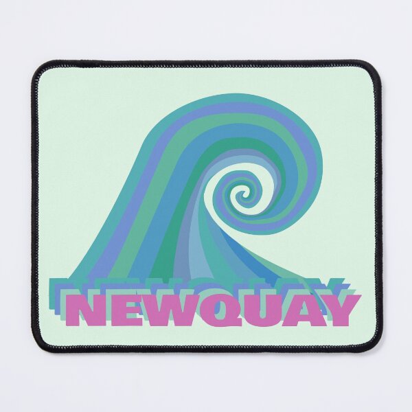 Item preview, Newquay Blue Turquoise Surf Wave designed and sold by cashewdays.