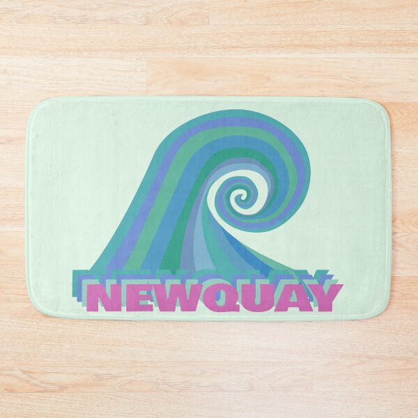 Item preview, Newquay Blue Turquoise Surf Wave designed and sold by cashewdays.