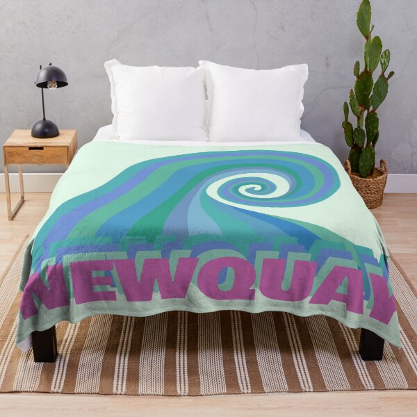Item preview, Newquay Blue Turquoise Surf Wave designed and sold by cashewdays.