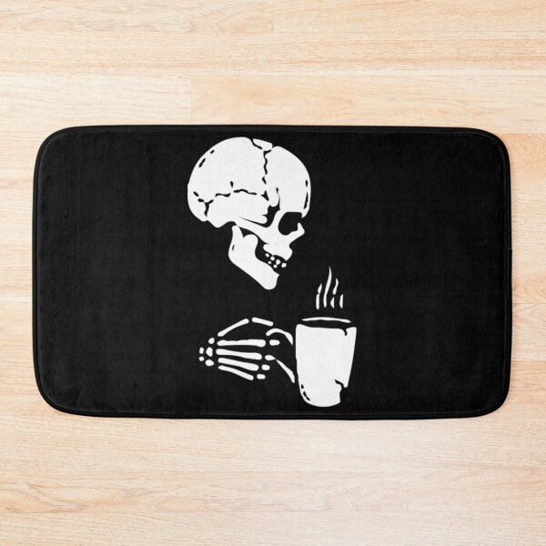 Item preview, Skeleton Drinking Coffee T-Shirtskeleton drinking coffee  designed and sold by BuniTaly.