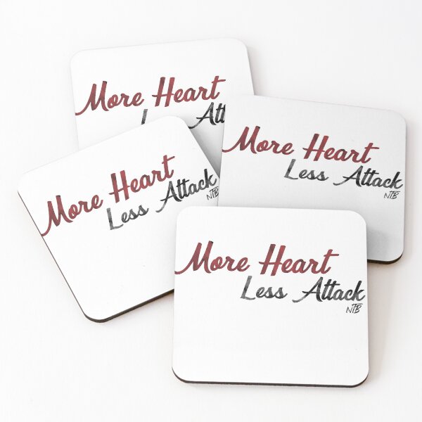 Item preview, More heart, Less attack (lyrics) designed and sold by Anders Andersen.