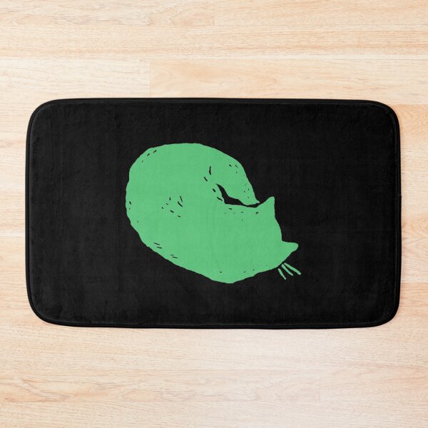 Item preview, Sleeping Cat T-ShirtGreen Cat Sleeping designed and sold by BuniTaly.