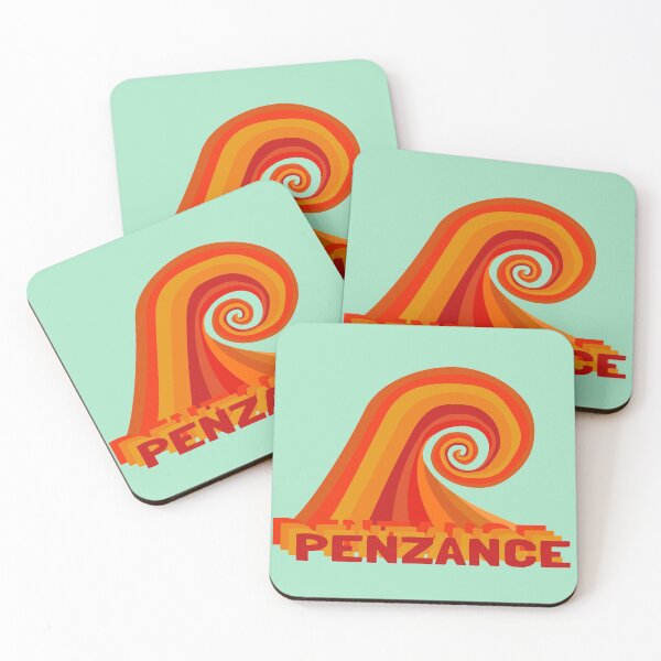 Item preview, Penzance Vibrant Sunset Surf Wave designed and sold by cashewdays.