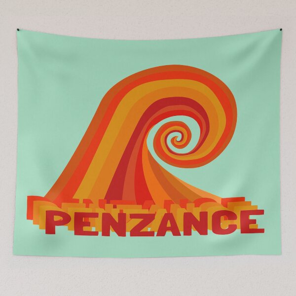 Item preview, Penzance Vibrant Sunset Surf Wave designed and sold by cashewdays.