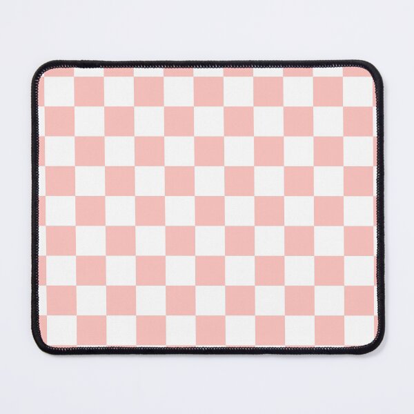 Item preview, Pastel Peach and White Checker Pattern designed and sold by Bumblefuzzies.