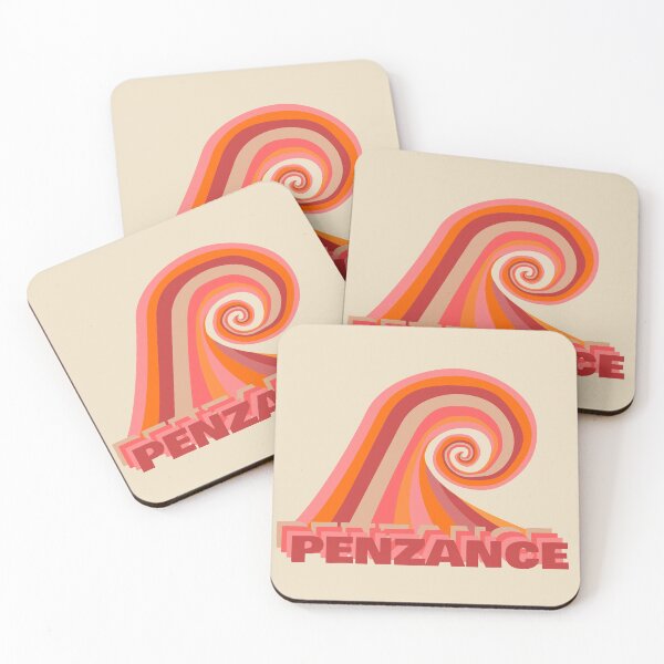 Item preview, Penzance Retro Surf Wave designed and sold by cashewdays.