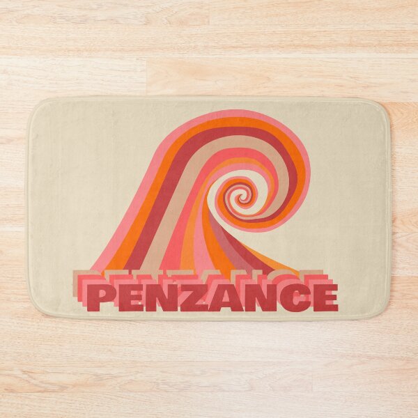 Item preview, Penzance Retro Surf Wave designed and sold by cashewdays.