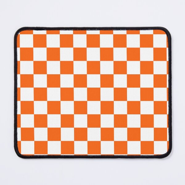 Item preview, Orange and White Checker Pattern designed and sold by Bumblefuzzies.