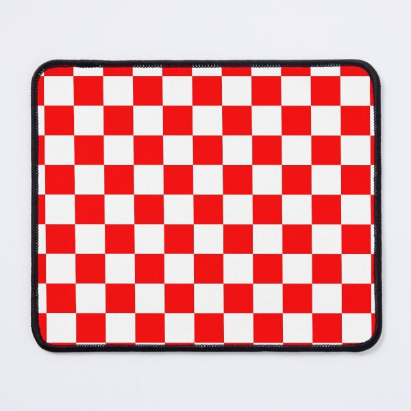 Item preview, Red and White Checker Pattern designed and sold by Bumblefuzzies.