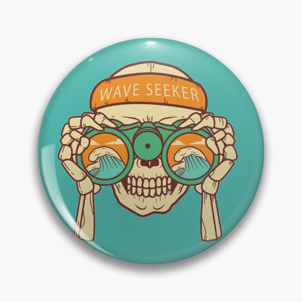 Item preview, Wave Seeker Surfing skeleton - salty designed and sold by MotherOfBears.