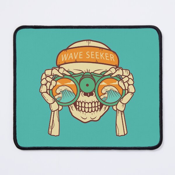 Item preview, Wave Seeker Surfing skeleton - salty designed and sold by MotherOfBears.