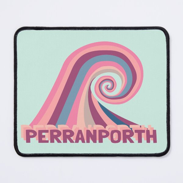 Item preview, Perranporth Retro Surf Wave designed and sold by cashewdays.