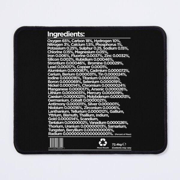 Item preview, Human Chemical Ingredients List designed and sold by XzavierPouros.