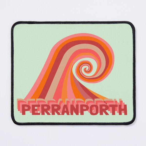 Item preview, Perranporth Retro Surf Wave designed and sold by cashewdays.
