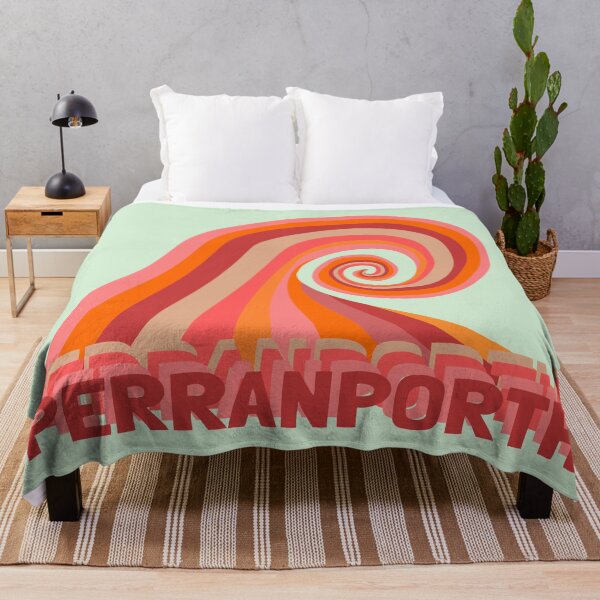 Item preview, Perranporth Retro Surf Wave designed and sold by cashewdays.