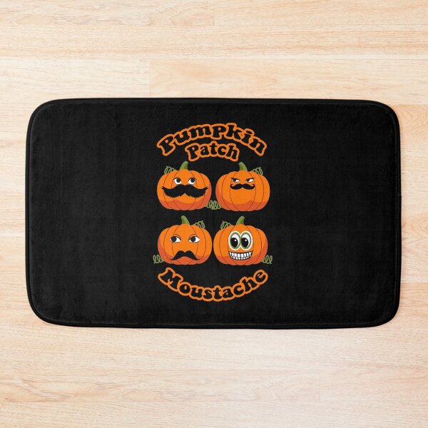 Item preview, Pumpkin Patch Moustache Cute Funny Happy Hallowe'en Thanksgiving Movember Veggie Humour Pumpkins designed and sold by H3designs.