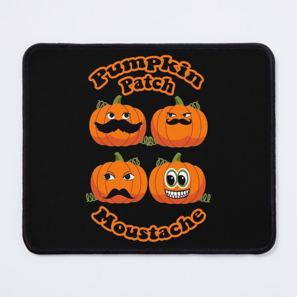 Item preview, Pumpkin Patch Moustache Cute Funny Happy Hallowe'en Thanksgiving Movember Veggie Humour Pumpkins designed and sold by H3designs.