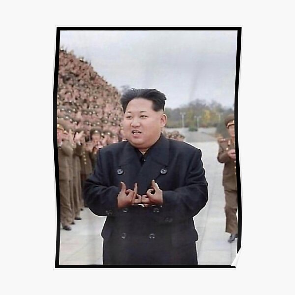 Kim Jong Un Blood Poster
