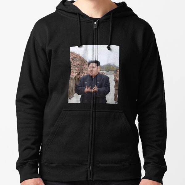Kim Jong Un Blood Zipped Hoodie